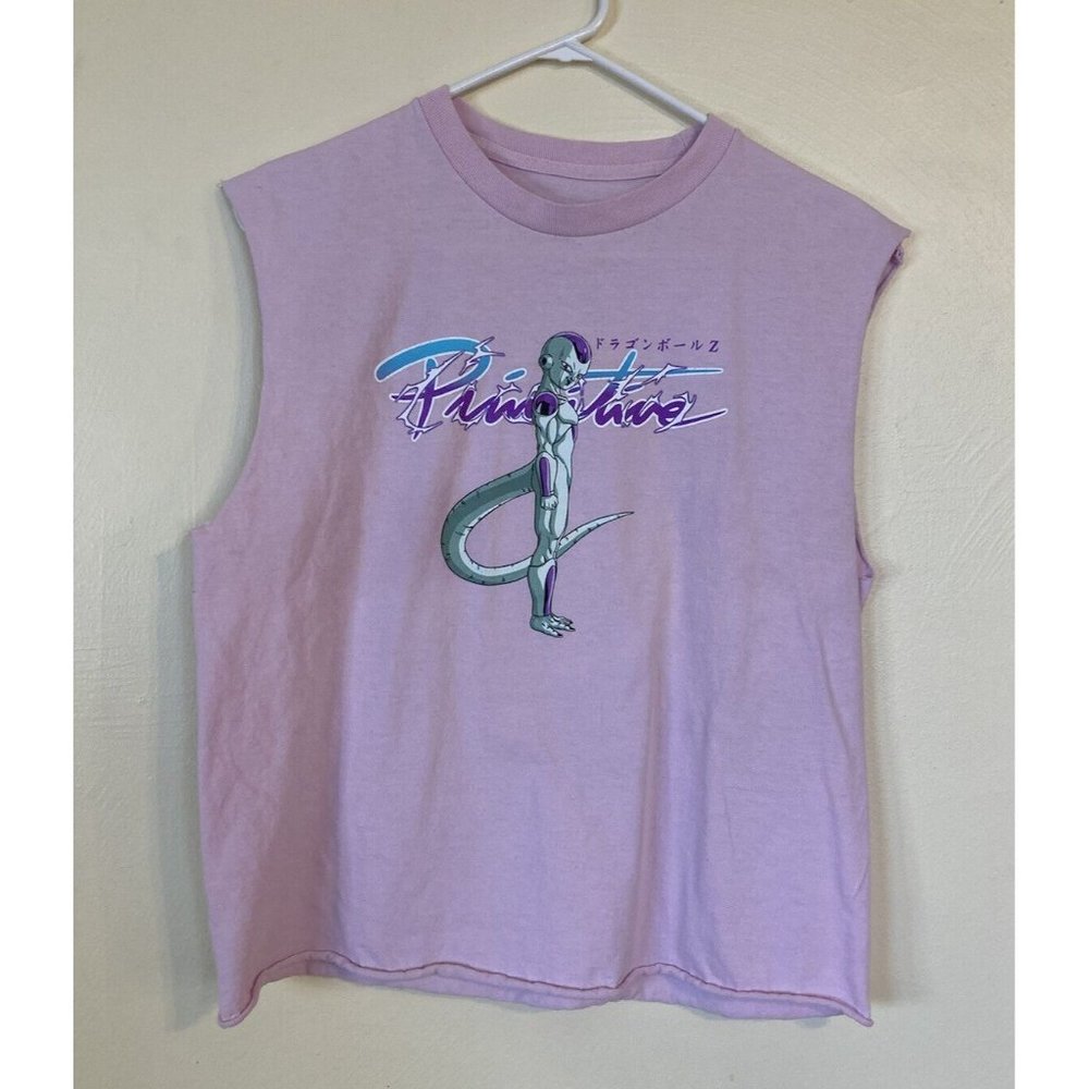 Pink Dragonball Z Primitive Tank Top T Shirt Womens Size Medium
